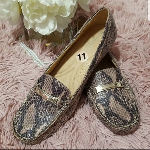 Naturalizer Loafers N5 Comfort Snakeskin Print